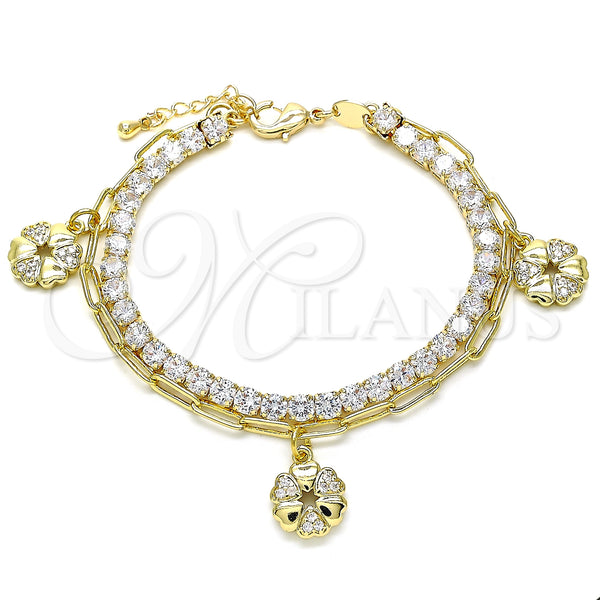 Gold Filled Bracelet — Charm Bracelet Polished 03.63. 8 Inches Length — main product view — SKU 136165 | Oro Laminado brazalete — Charm Bracelet pulido 03.63. 8 Inches Length — SKU 136165
