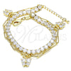 Oro Laminado Charm Bracelet, Gold Filled Style Polished, Golden Finish, 03.63.2188.08 (8 Inches Length)