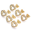 Oro Laminado Stud Earring, Gold Filled Style Polished, Golden Finish, 02.94.0093.2