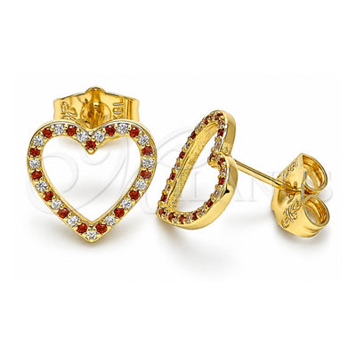 Oro Laminado Stud Earring, Gold Filled Style Polished, Golden Finish, 02.94.0117.1