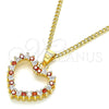 Oro Laminado Pendant Necklace, Gold Filled Style Polished, Golden Finish, 04.94.0040.1.20 (20 Inches Length)