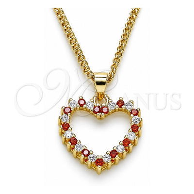 Oro Laminado Pendant Necklace, Gold Filled Style Polished, Golden Finish, 04.94.0040.1.20 (20 Inches Length)