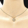 Oro Laminado Pendant Necklace, Gold Filled Style Polished, Golden Finish, 04.156.0350.20 (20 Inches Length)