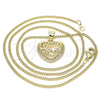 Oro Laminado Pendant Necklace, Gold Filled Style Polished, Golden Finish, 04.156.0350.20 (20 Inches Length)