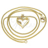 Oro Laminado Pendant Necklace, Gold Filled Style Polished, Golden Finish, 04.156.0351.1.20 (20 Inches Length)
