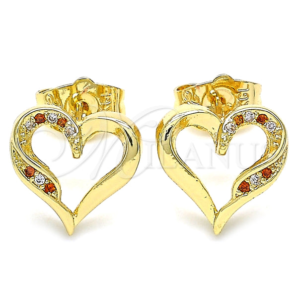 Gold Filled Ring — Stud Earring Polished 02. — alternate product view — SKU 136235 | Oro Laminado anillo — Stud Earring pulido 02. — SKU 136235