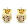 Gold Filled Ring — Stud Earring Polished 02. — alternate product view — SKU 136245 | Oro Laminado anillo — Stud Earring pulido 02. — SKU 136245