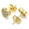 Gold Filled Ring — Stud Earring Polished 02. — alternate product view — SKU 136245 | Oro Laminado anillo — Stud Earring pulido 02. — SKU 136245