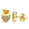 Gold Filled Ring — Stud Earring Polished 02. — alternate product view — SKU 136245 | Oro Laminado anillo — Stud Earring pulido 02. — SKU 136245