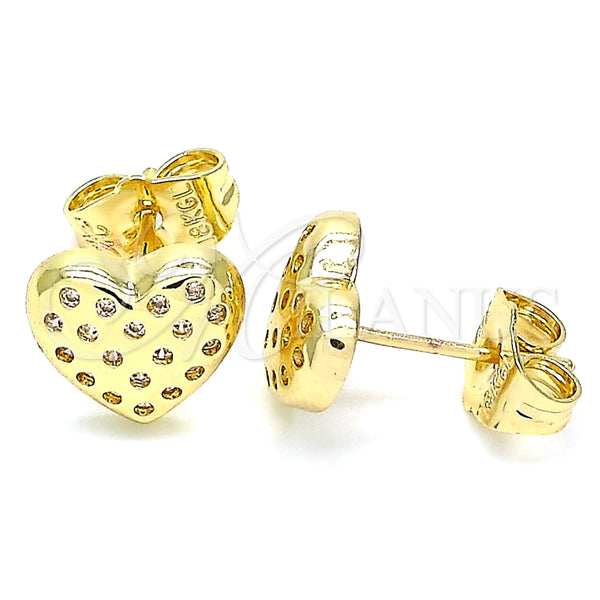 Gold Filled Ring — Stud Earring Polished 02. — main product view — SKU 136252 | Oro Laminado anillo — Stud Earring pulido 02. — SKU 136252