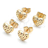 Gold Filled Ring — Stud Earring Polished 02. — alternate product view — SKU 136252 | Oro Laminado anillo — Stud Earring pulido 02. — SKU 136252