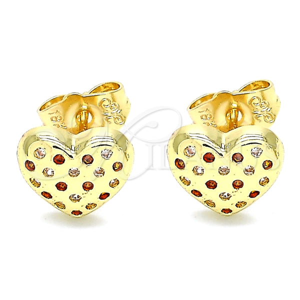 Gold Filled Ring — Stud Earring Polished 02. — alternate product view — SKU 136253 | Oro Laminado anillo — Stud Earring pulido 02. — SKU 136253