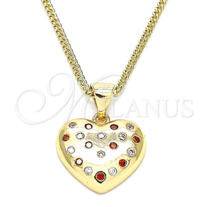 Gold Filled Necklace — Pendant Necklace Polished 04. 20 Inches Length — main product view — SKU 136257 | Oro Laminado collar — Pendant Necklace pulido 04. 20 Inches Length — SKU 136257