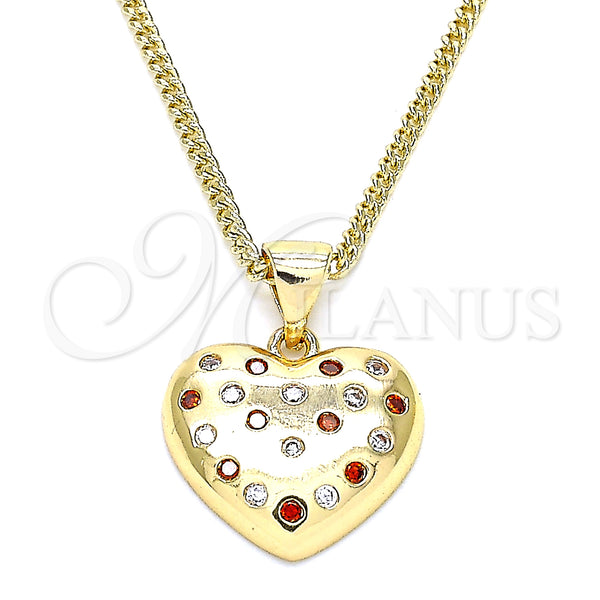 Gold Filled Necklace — Pendant Necklace Polished 04. 20 Inches Length — main product view — SKU 136257 | Oro Laminado collar — Pendant Necklace pulido 04. 20 Inches Length — SKU 136257