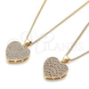 Oro Laminado Pendant Necklace, Gold Filled Style Polished, Golden Finish, 04.156.0356.1.20 (20 Inches Length)