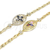 Dorado Oro Laminado Pulsera, vista 5 de la galería del producto por Mayoreo, vista adicional 5 del producto