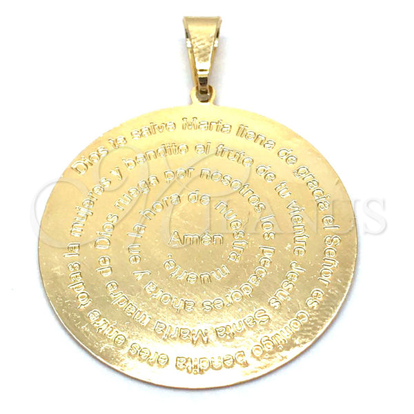 Gold Filled Pendant — Religious Pendant Prayer Design Polished 05.32. — main product view — SKU 139732 | Oro Laminado dije — Religious Pendant Prayer diseño pulido 05.32. — SKU 139732