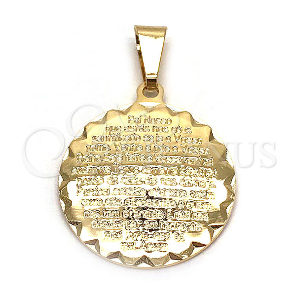 Gold Filled Pendant — Religious Pendant Prayer Design Polished 05.32. — main product view — SKU 139734 | Oro Laminado dije — Religious Pendant Prayer diseño pulido 05.32. — SKU 139734