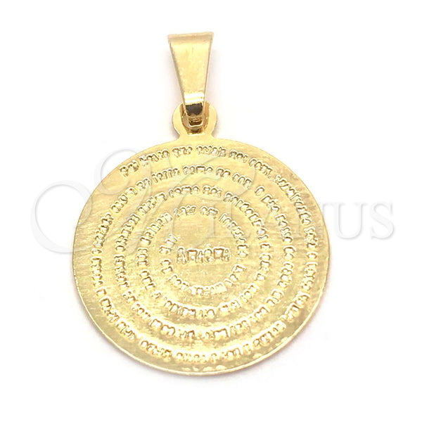 Gold Filled Pendant — Religious Pendant Prayer Design Polished 05.32. — main product view — SKU 139735 | Oro Laminado dije — Religious Pendant Prayer diseño pulido 05.32. — SKU 139735
