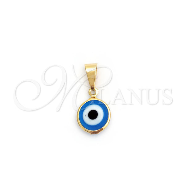 Gold Filled Pendant — Fancy Pendant Evil Eye Design Polished 05.32. — main product view — SKU 139737 | Oro Laminado dije — elegante Pendant Evil Eye diseño pulido 05.32. — SKU 139737