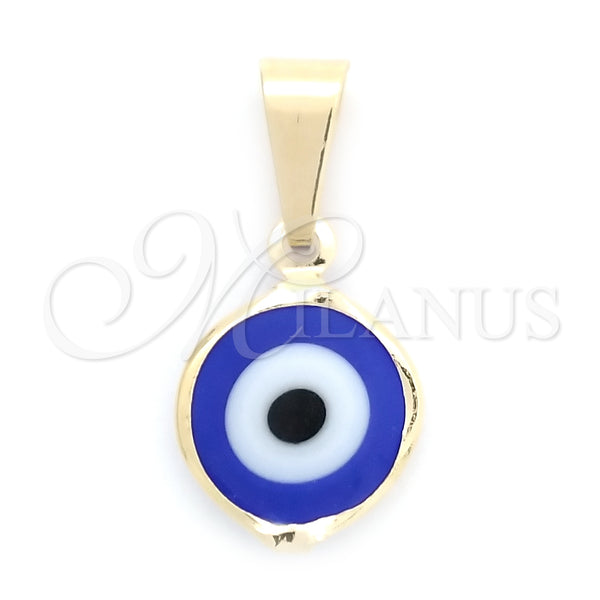 Gold Filled Pendant — Fancy Pendant Evil Eye Design Polished 05.32. — main product view — SKU 139738 | Oro Laminado dije — elegante Pendant Evil Eye diseño pulido 05.32. — SKU 139738