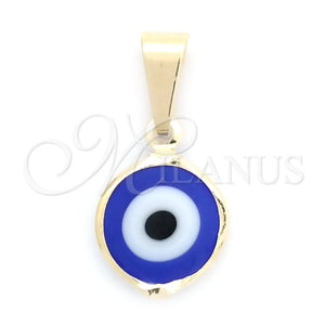 Gold Filled Pendant — Fancy Pendant Evil Eye Design Polished 05.32. — main product view — SKU 139738 | Oro Laminado dije — elegante Pendant Evil Eye diseño pulido 05.32. — SKU 139738