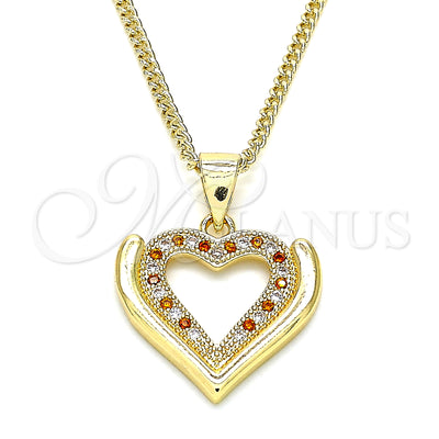 Gold Filled Gold-Filled Heart Necklace 04.156.0371.1.20 for wholesale, main product view