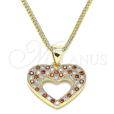 Gold Filled Gold-Filled Heart Necklace 04.156.0373.1.20 for wholesale, main product view