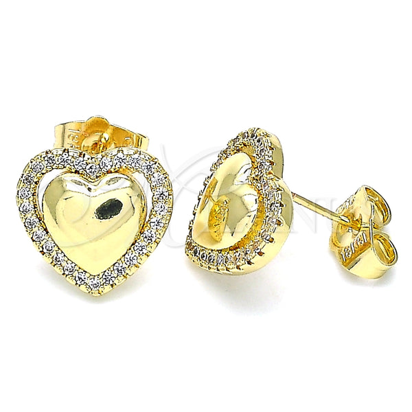 Gold-Filled Heart Earrings 02.156.0517 — main product image — SKU 140123 | Aretes de Oro Laminado 02.156.0517 — imagen principal del producto — SKU 140123