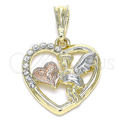 Gold-Filled Angel and Heart Pendant 05.380.0066.1 — main product image — SKU 140283 | Dije de Oro Laminado 05.380.0066.1 — imagen principal del producto — SKU 140283