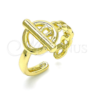 Gold Filled Ring — Elegant Ring Paperclip Design Polished 01. One size — main product view — SKU 140438 | Oro Laminado anillo — Elegant Ring Paperclip diseño pulido 01. One size — SKU 140438