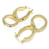 Oro Laminado Small Hoop, Gold Filled Style Polished, Golden Finish, 02.170.0381.15