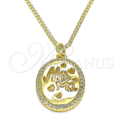 Collar de Oro Laminado 04.362.0004.20 por Mayoreo, vista principal del producto