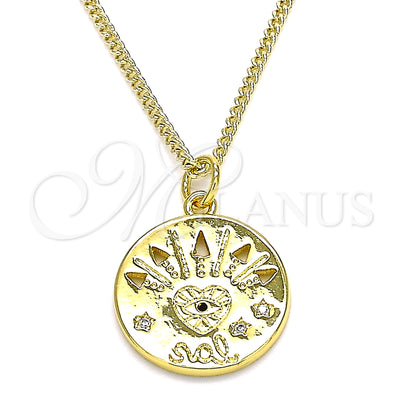 Collar de Oro Laminado 04.362.0007.20 por Mayoreo, vista principal del producto