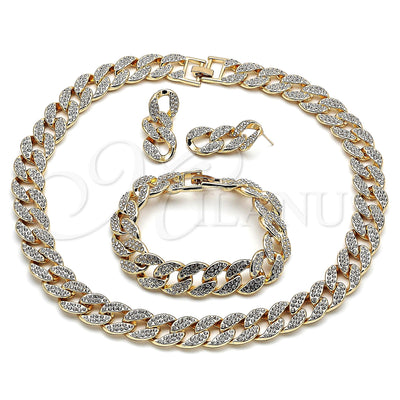 Gold Filled Gold-Filled Miami Cuban Jewelry Set 06.372.0029 for wholesale, main product view