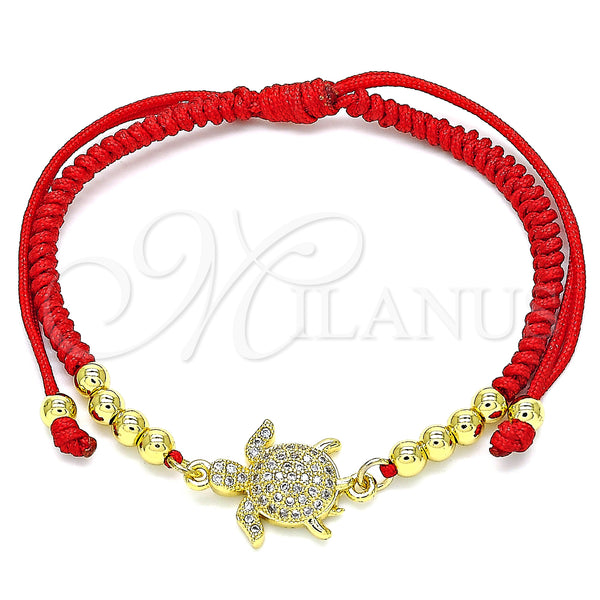 Gold Filled Bracelet — Adjustable Bolo Bracelet Turtle and Ball Design with — main product view — SKU 140668 | Oro Laminado brazalete — Adjustable Bolo Bracelet Turtle and Ball diseño with — SKU 140668