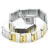 Stainless Steel Solid Bracelet, Polished, Two Tone, 03.114.0284.1.08