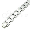 Stainless Steel Solid Bracelet, Polished, Steel Finish, 03.114.0300.2.09