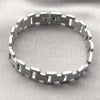 Stainless Steel Solid Bracelet, Polished, Steel Finish, 03.114.0300.2.09