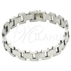 Stainless Steel Solid Bracelet, Polished, Steel Finish, 03.114.0300.2.09
