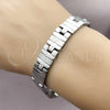 Stainless Steel Solid Bracelet, Polished, Steel Finish, 03.114.0257.2.09