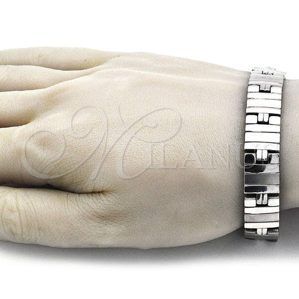 Stainless Steel Bracelet — Solid Bracelet Polished 03. 13 MM Thickness 9 — alternate product view — SKU 140861 | Acero Inoxidable brazalete — Solid Bracelet pulido 03. 13 MM Thickness 9 — SKU 140861