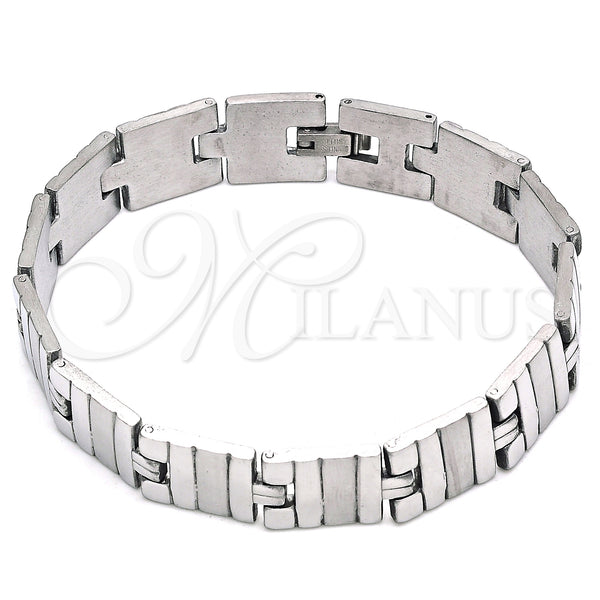 Stainless Steel Bracelet — Solid Bracelet Polished 03. 13 MM Thickness 9 — main product view — SKU 140861 | Acero Inoxidable brazalete — Solid Bracelet pulido 03. 13 MM Thickness 9 — SKU 140861