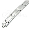 Stainless Steel Solid Bracelet, Polished, Steel Finish, 03.114.0371.1.09