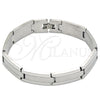 Stainless Steel Solid Bracelet, Polished, Steel Finish, 03.114.0371.1.09