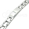Stainless Steel Solid Bracelet, Polished, Steel Finish, 03.114.0381.2.08
