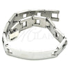 Stainless Steel Solid Bracelet, Polished, Steel Finish, 03.114.0381.2.08