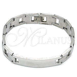 Stainless Steel Bracelet — Solid Bracelet Polished 03. 12 MM Thickness 8 — main product view — SKU 140924 | Acero Inoxidable brazalete — Solid Bracelet pulido 03. 12 MM Thickness 8 — SKU 140924