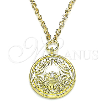 Collar de Oro Laminado 04.313.0053.18 por Mayoreo, vista principal del producto