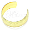 Oro Laminado Individual Bangle, Gold Filled Style Polished, Golden Finish, 07.101.0022 (25 MM Thickness, One size fits all)
